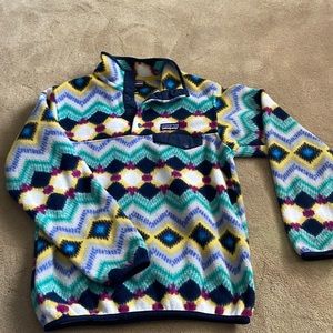 Pastel Patagonia fleece pullover